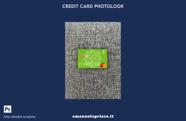 modello frontale photolook mastercard stile palestinese Al Quds Bank verificato